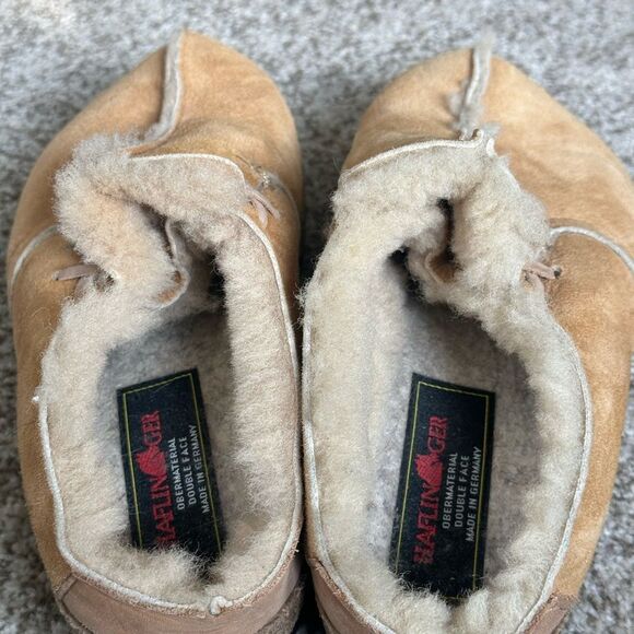 HAFLINGER Saskatchewan Lambskin Leather Clog Unisex 36/5 - Picture 4 of 9